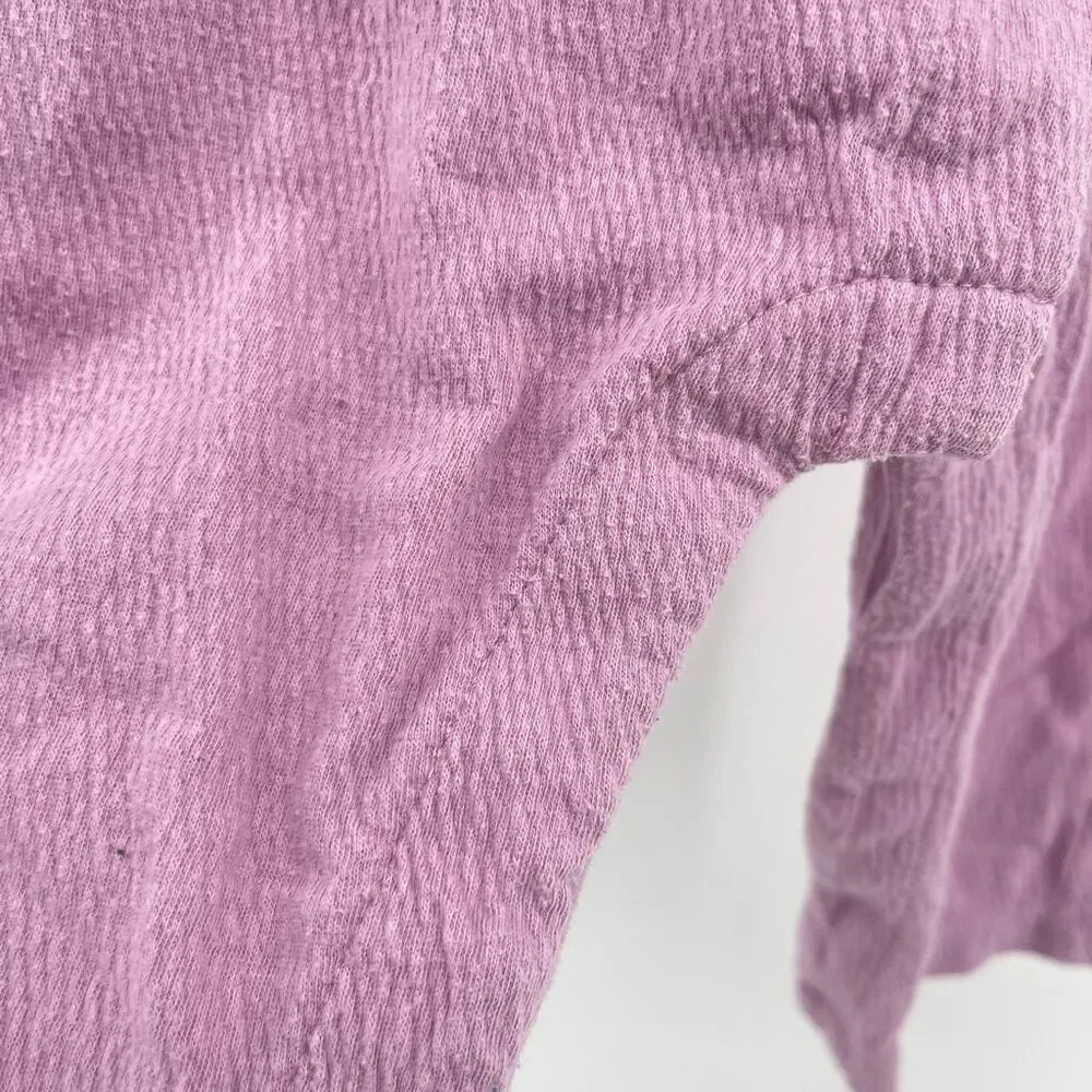 Baby Girl Lavender Gauze Ruffle Romper Jumpsuit 12M Carter’s One Piece